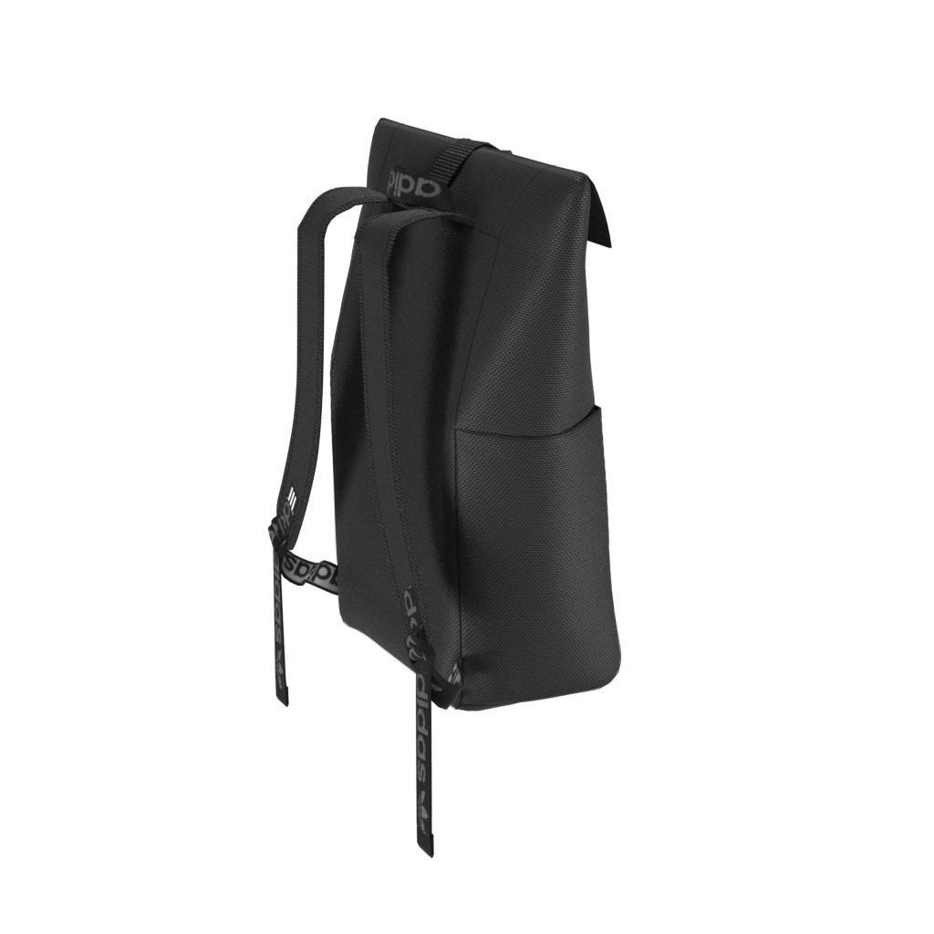 Unisex Adicolor Classic Roll-Top Backpack, Black, A901_ONE, large image number 9