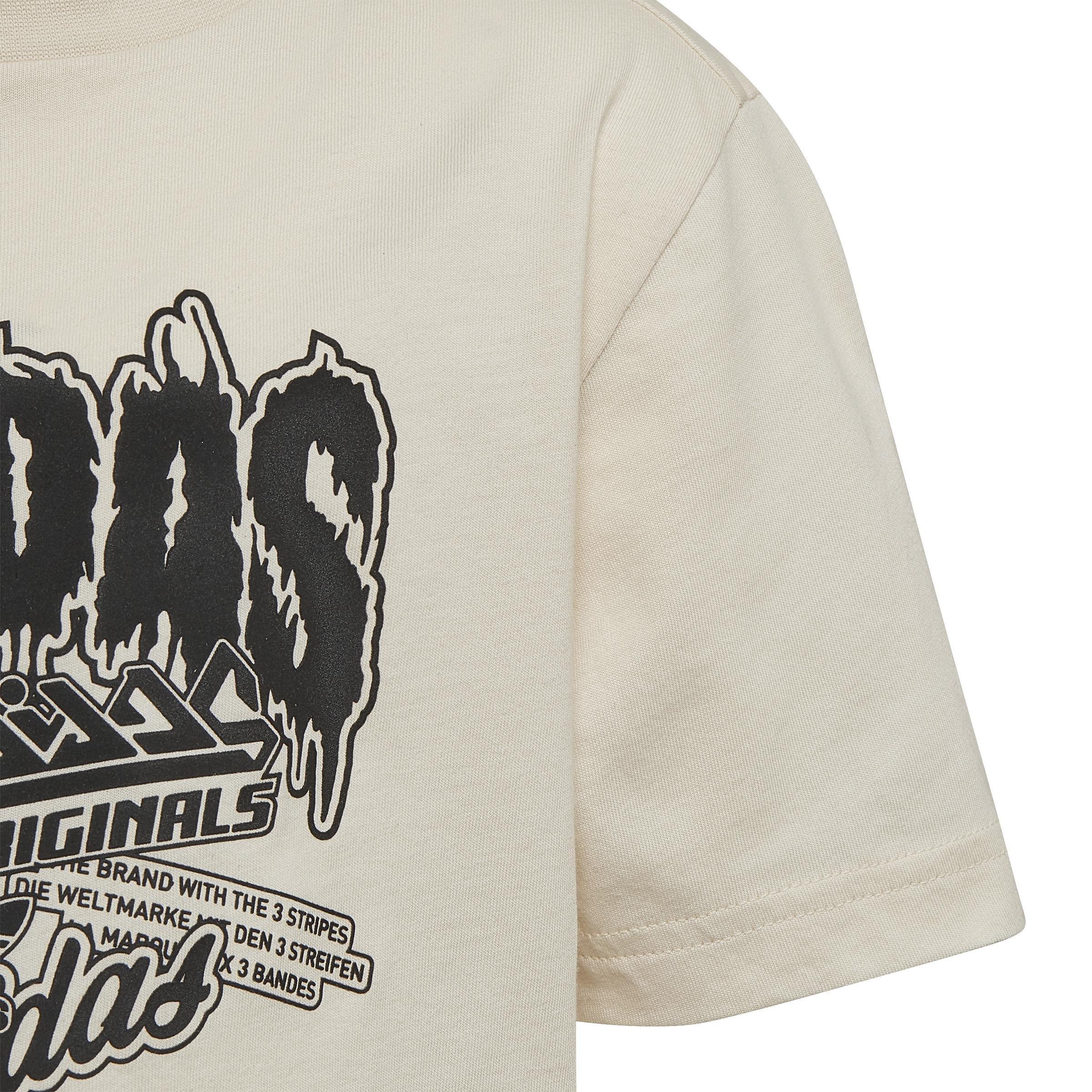 Unisex Kids Graphic T-Shirt, White, A901_ONE, large image number 3