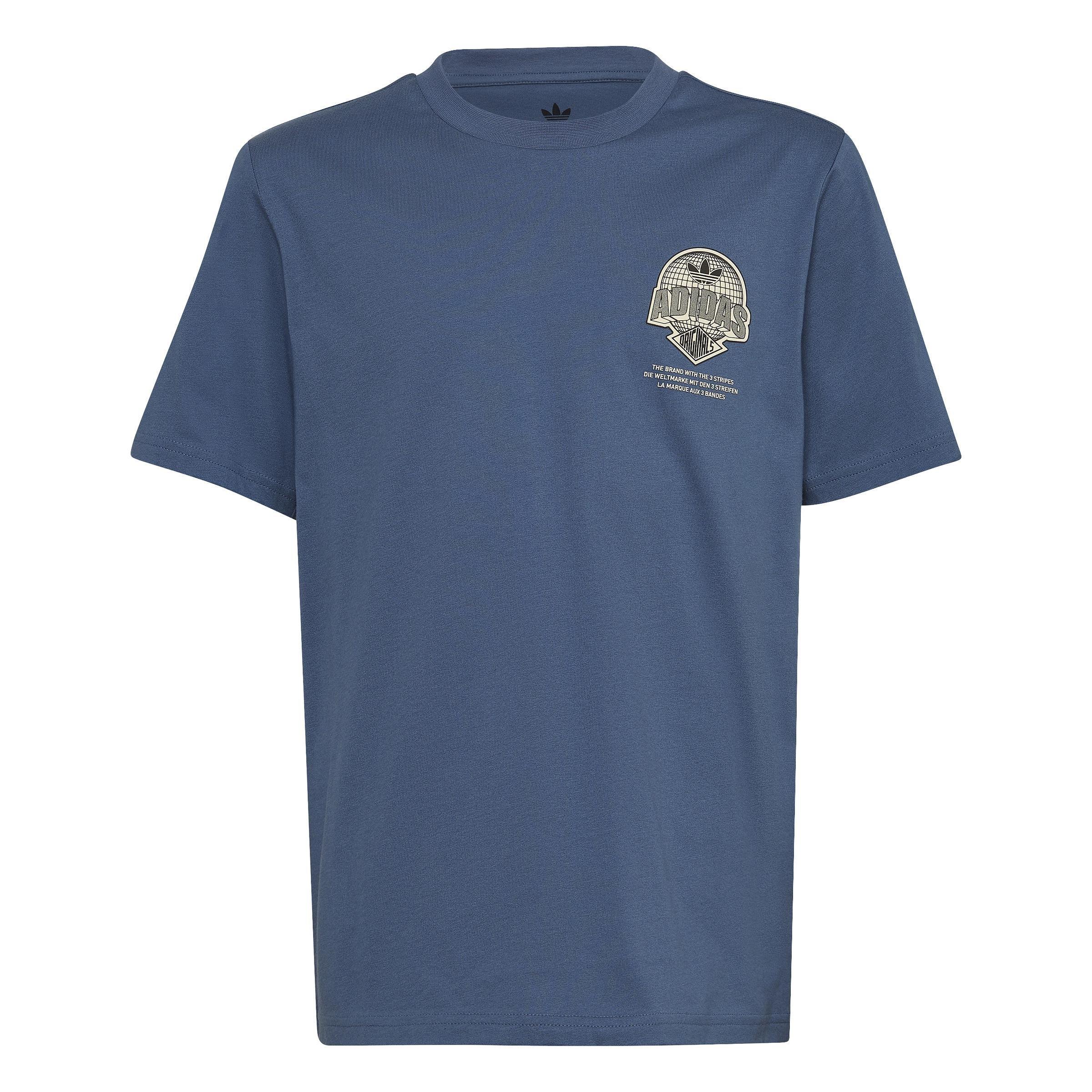 Unisex Kids Graphic T-Shirt, Blue, A901_ONE, large image number 0