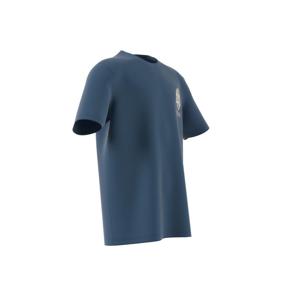 Unisex Kids Graphic T-Shirt, Blue, A901_ONE, large image number 10