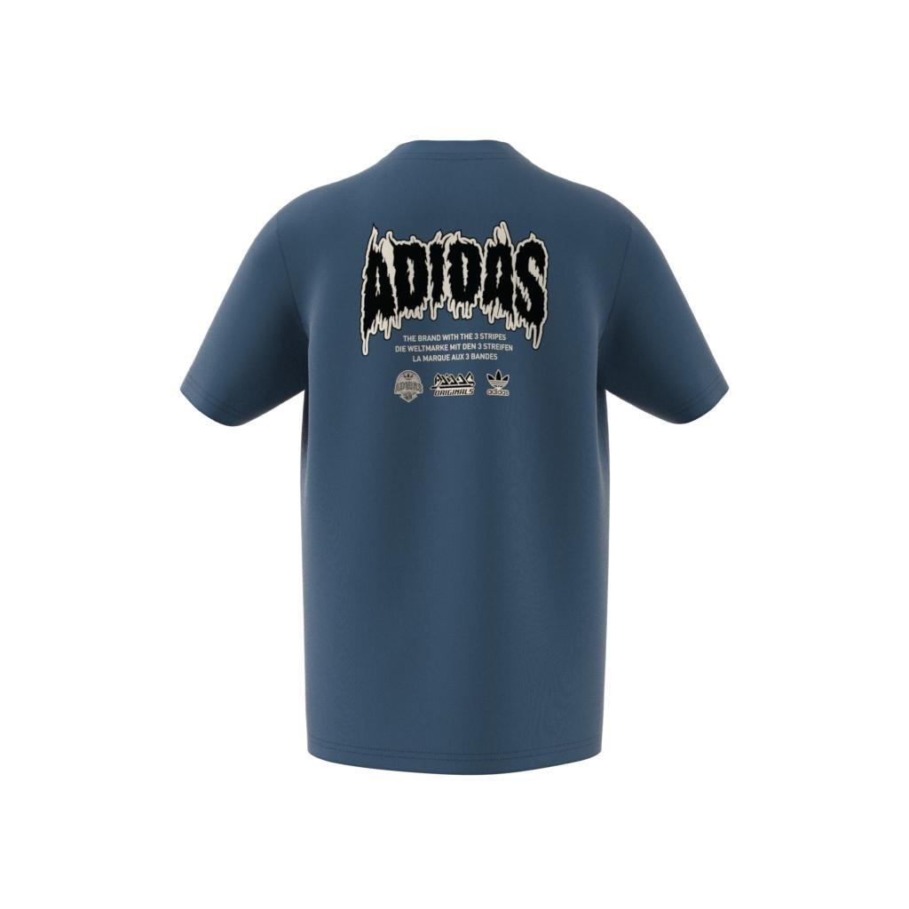 Unisex Kids Graphic T-Shirt, Blue, A901_ONE, large image number 13