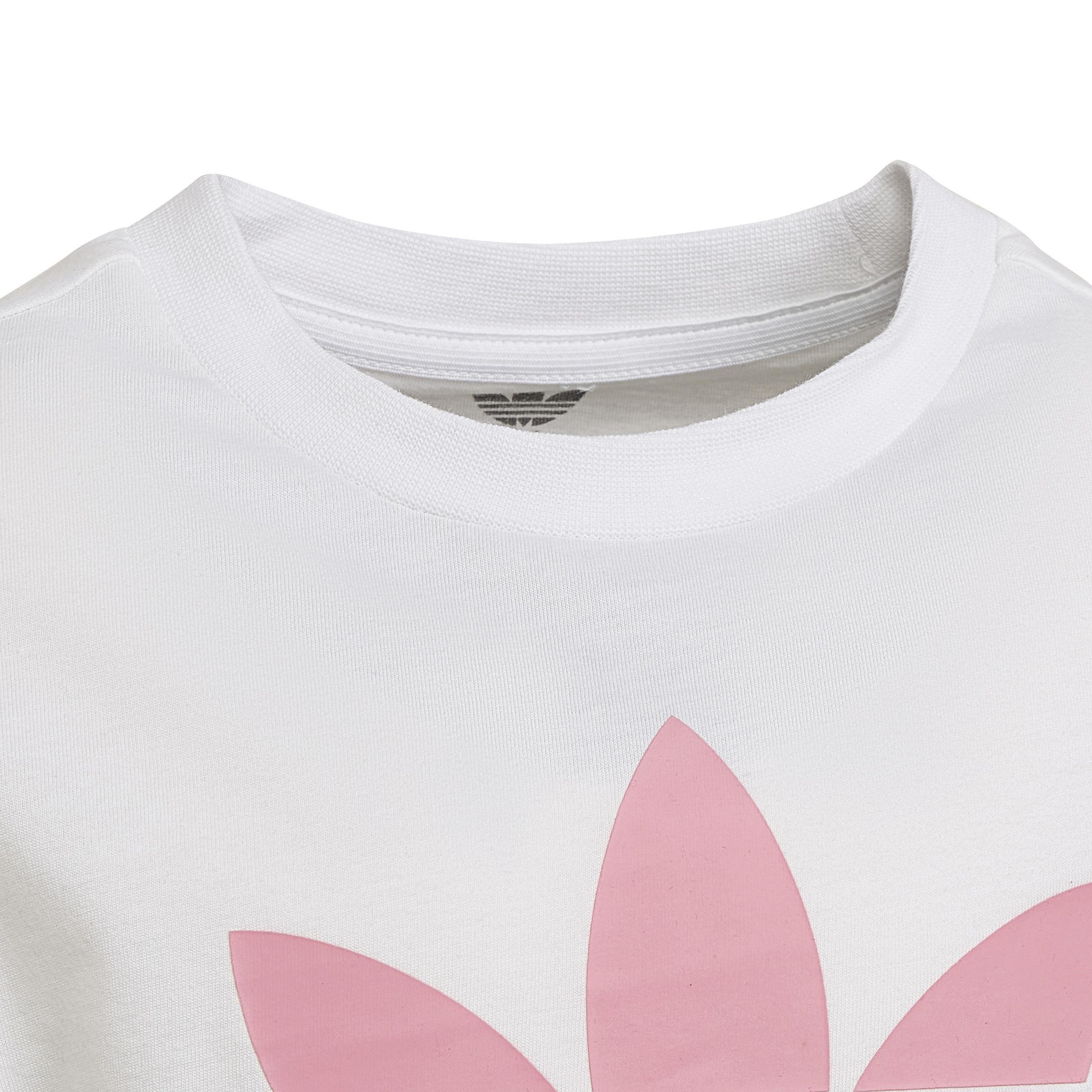 Unisex Kids Adicolor Shorts And Tee Set, White, A901_ONE, large image number 5