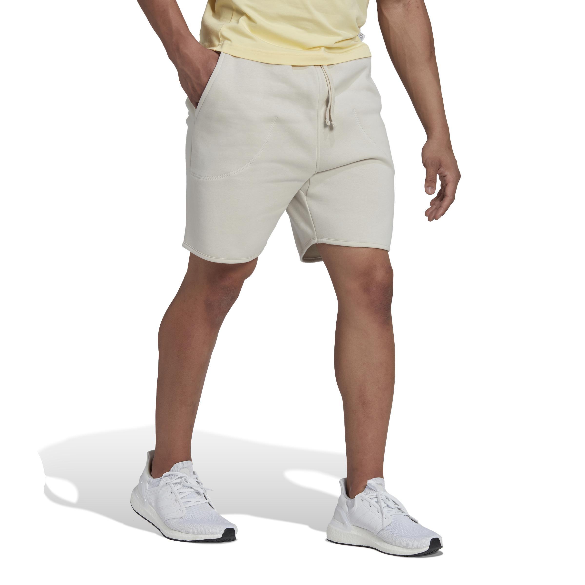 Studio Lounge Fleece Shorts, Beige, , large image number 8