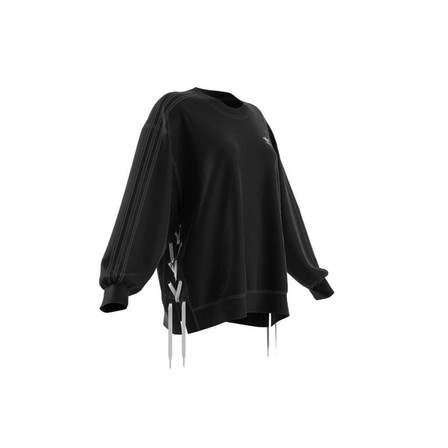 Women Always Original Laced Crew Sweatshirt, Black, A901_ONE, large image number 10