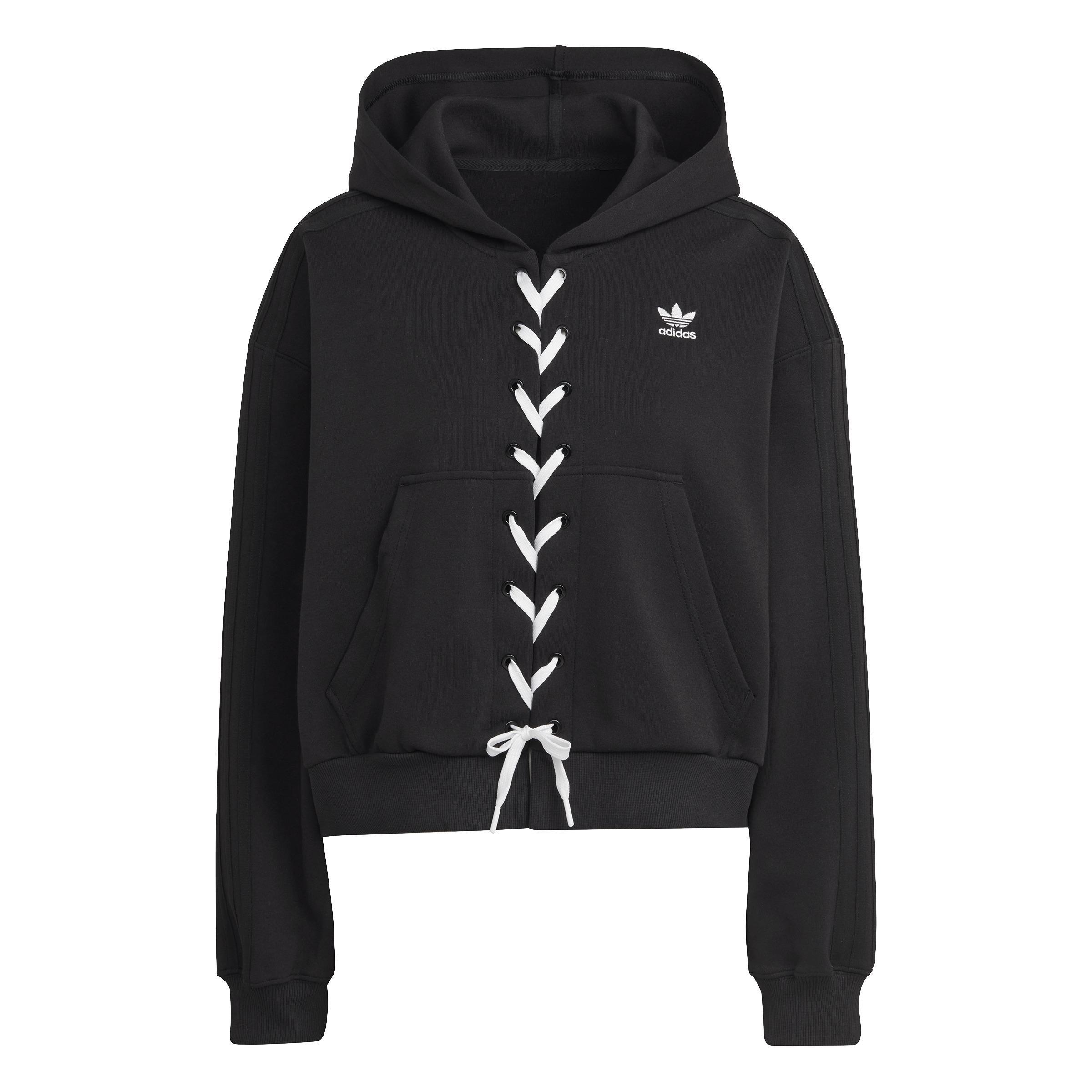 Always Original Laced Hoodie, Black, A901_ONE, large image number 0