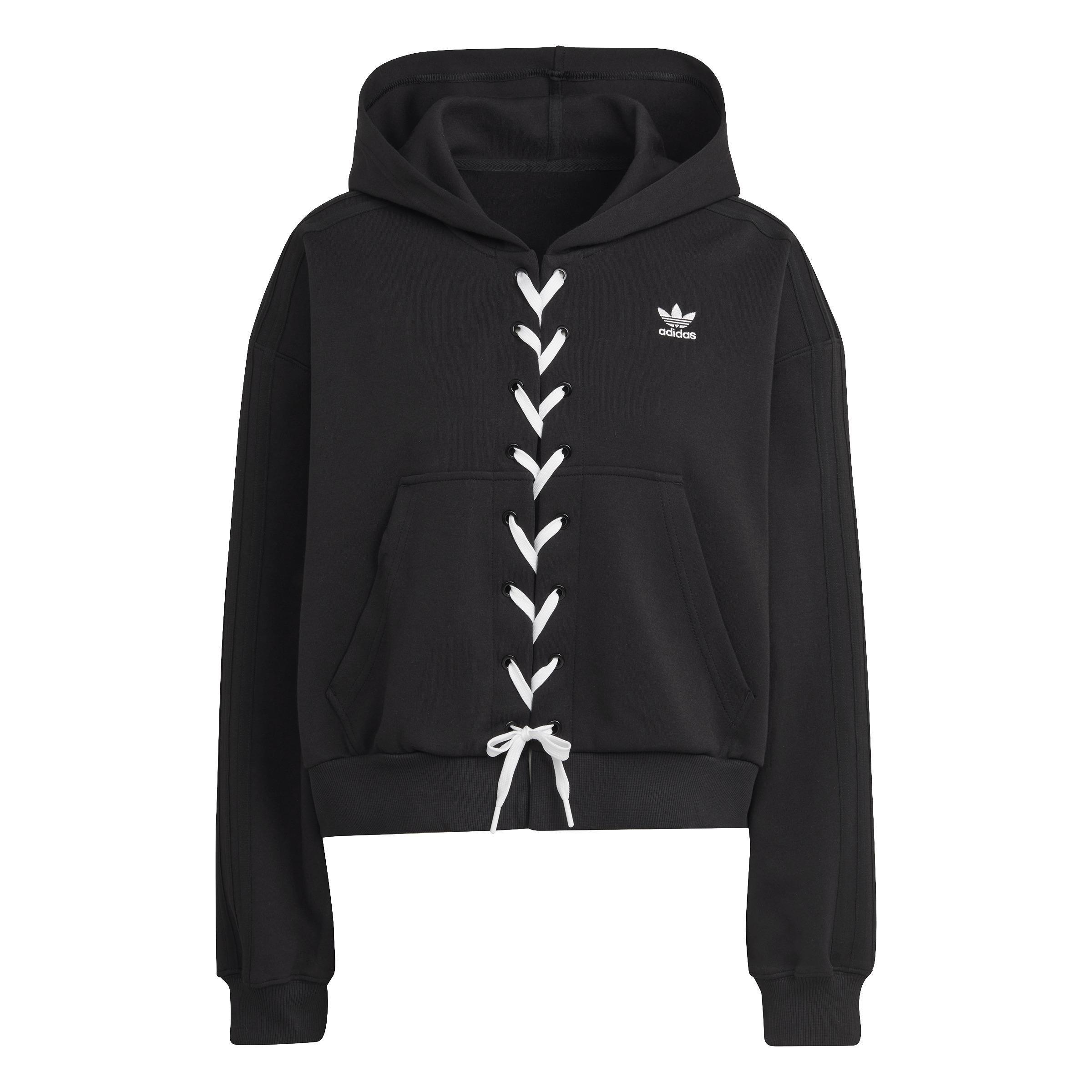 Always Original Laced Hoodie, Black, A901_ONE, large image number 2