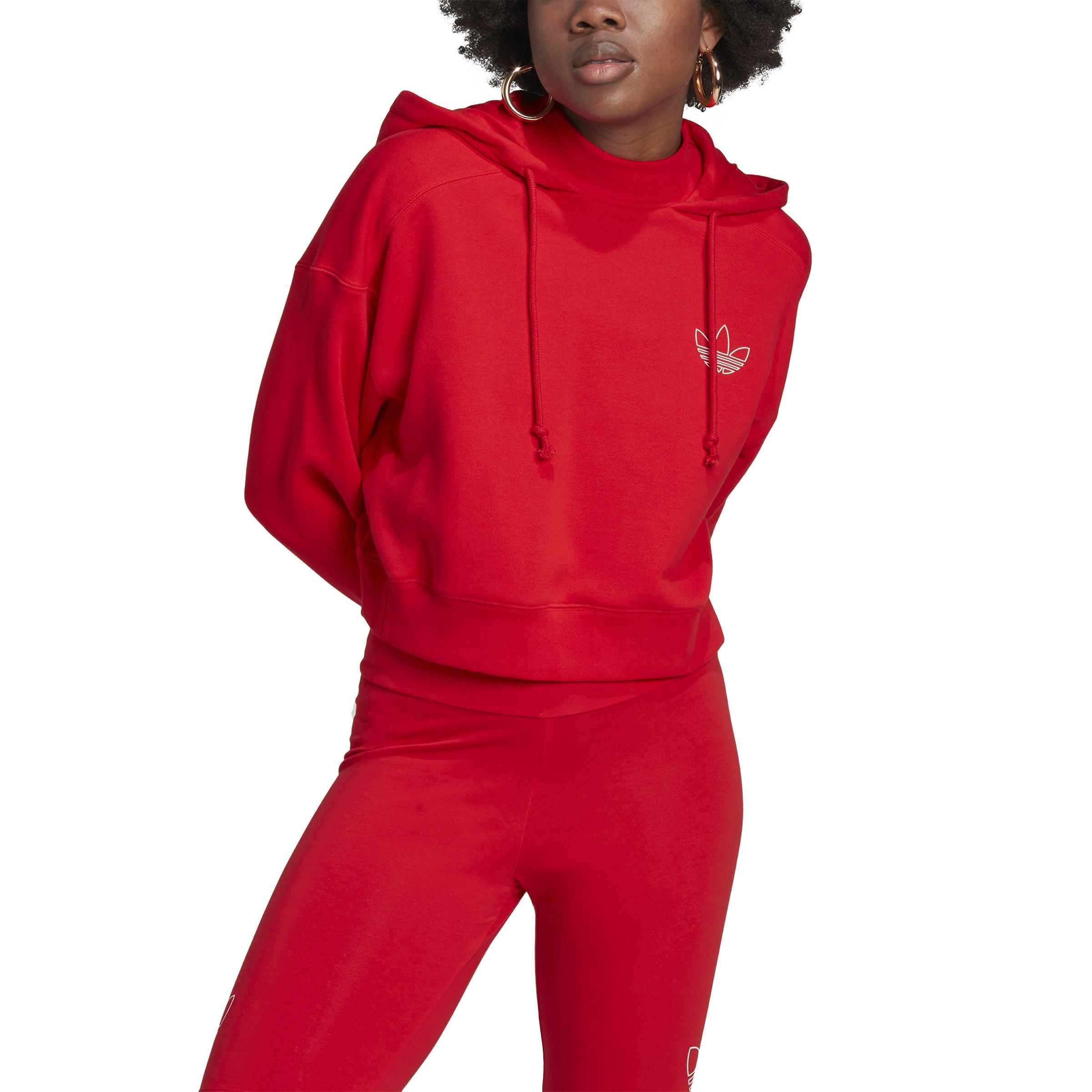 Hoodie, Red, A901_ONE, large image number 1