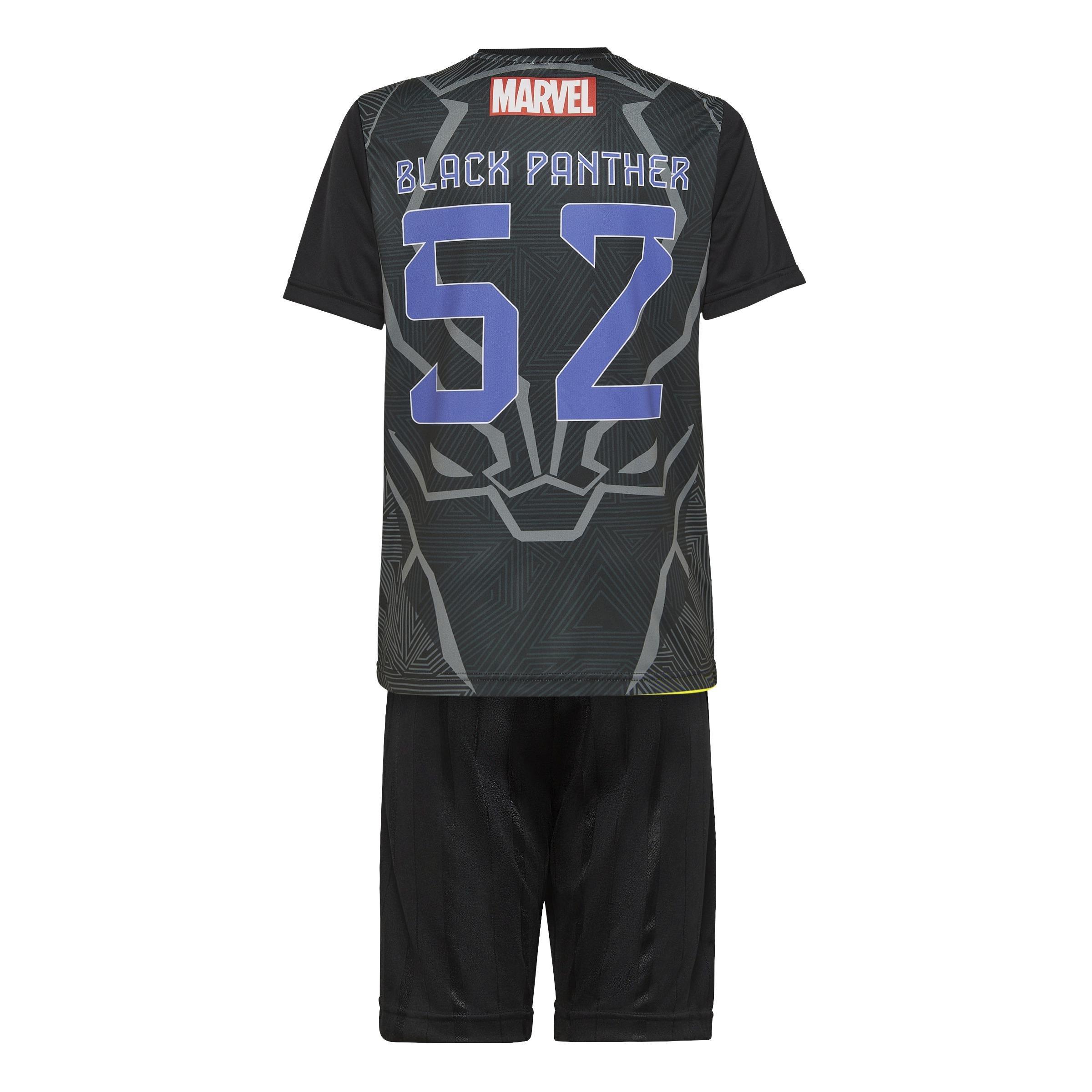 Unisex Kids Marvel Black Panther Summer Set, Black, A901_ONE, large image number 1