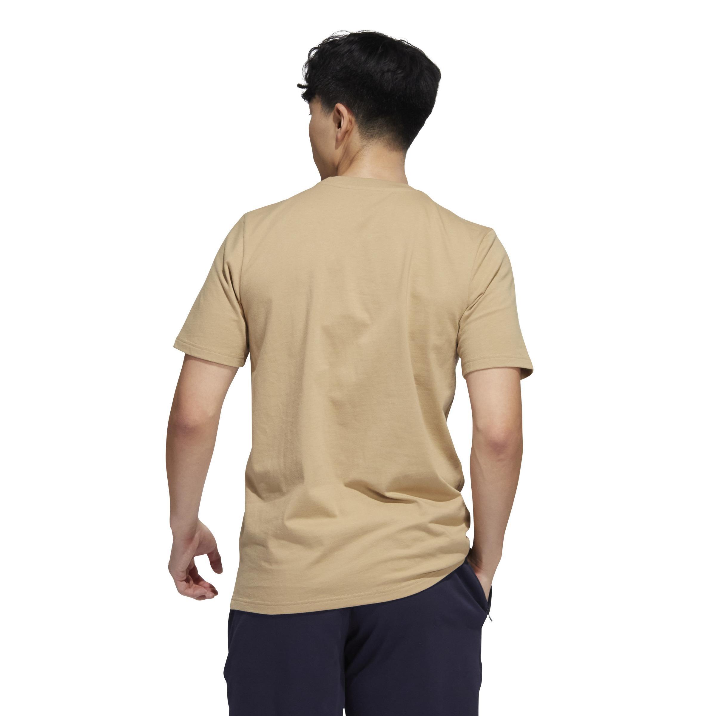Embroidery Badge Of Sport Graphic T-Shirt, Beige, A901_ONE, large image number 2