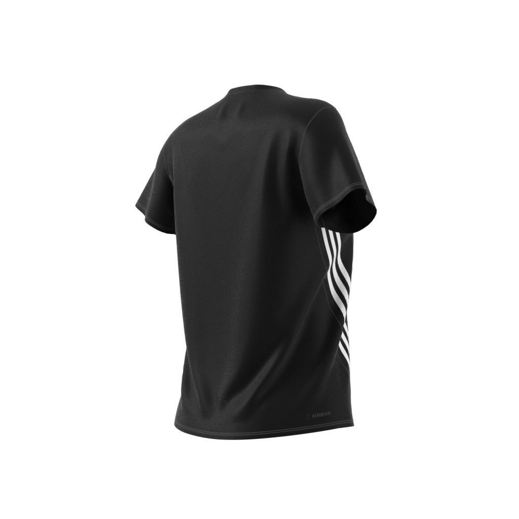 Trainicons 3-Stripes T-Shirt, Black, A901_ONE, large image number 2