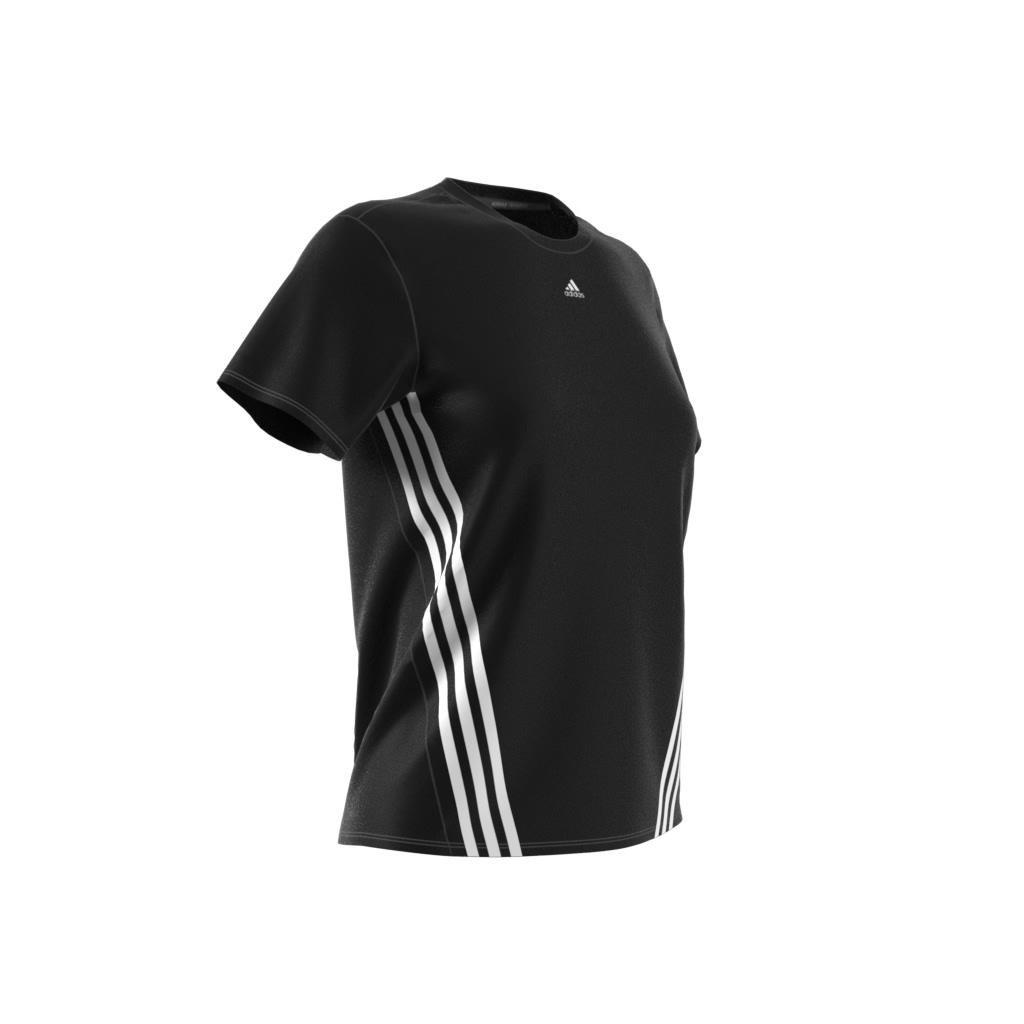 Trainicons 3-Stripes T-Shirt, Black, A901_ONE, large image number 5