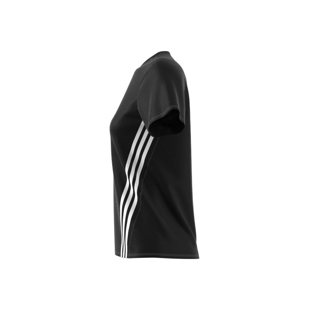Trainicons 3-Stripes T-Shirt, Black, A901_ONE, large image number 7