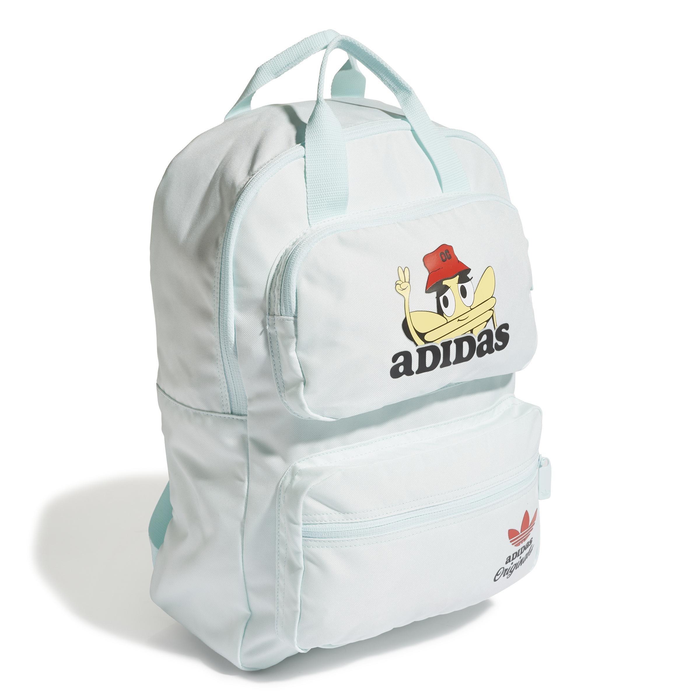 Unisex Kids Fun Trefoil Two-Way Backpack, Blue, , large image number 0