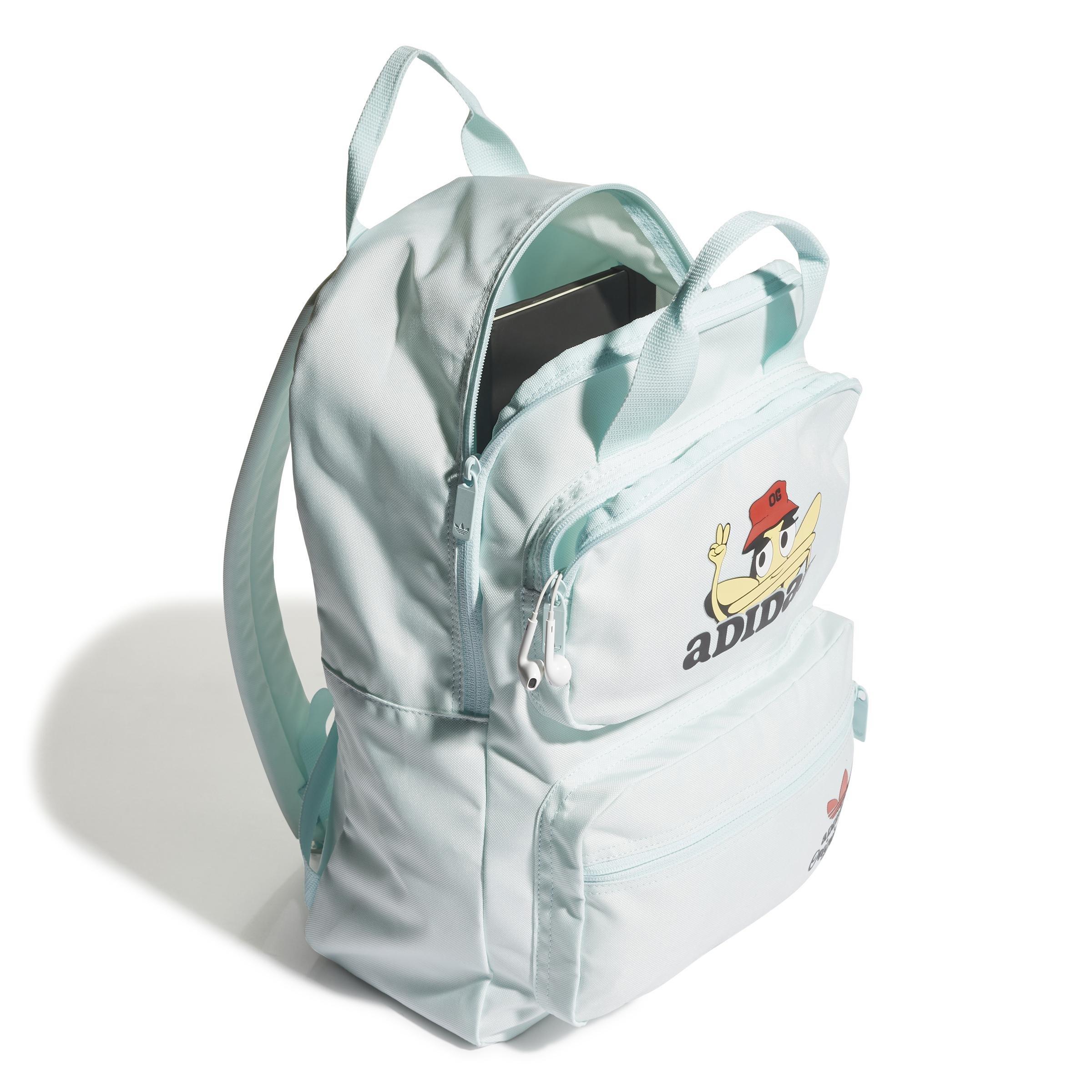 Unisex Kids Fun Trefoil Two-Way Backpack, Blue, , large image number 1