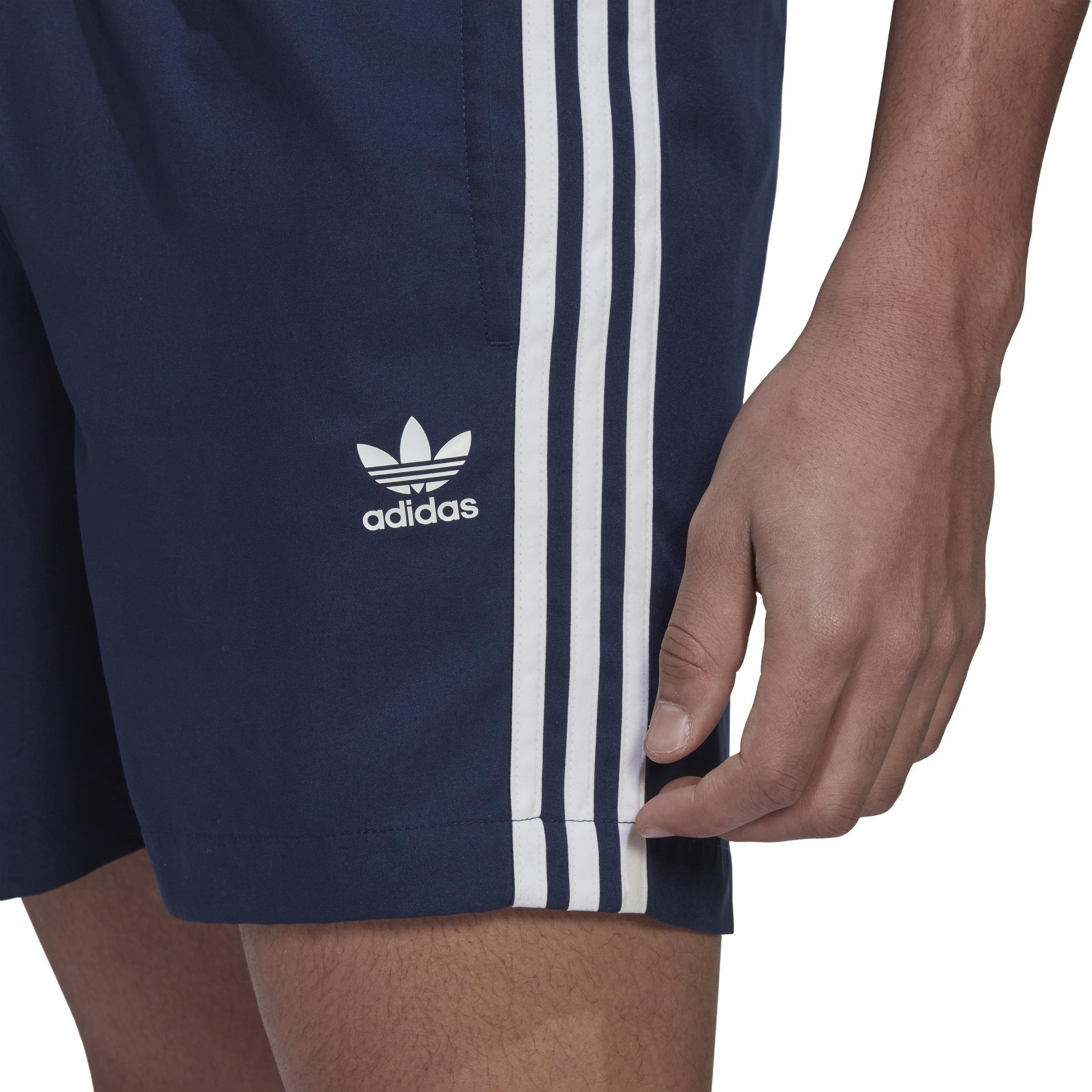 Adicolor Classics 3-Stripes Swim Shorts, Blue, , large image number 4