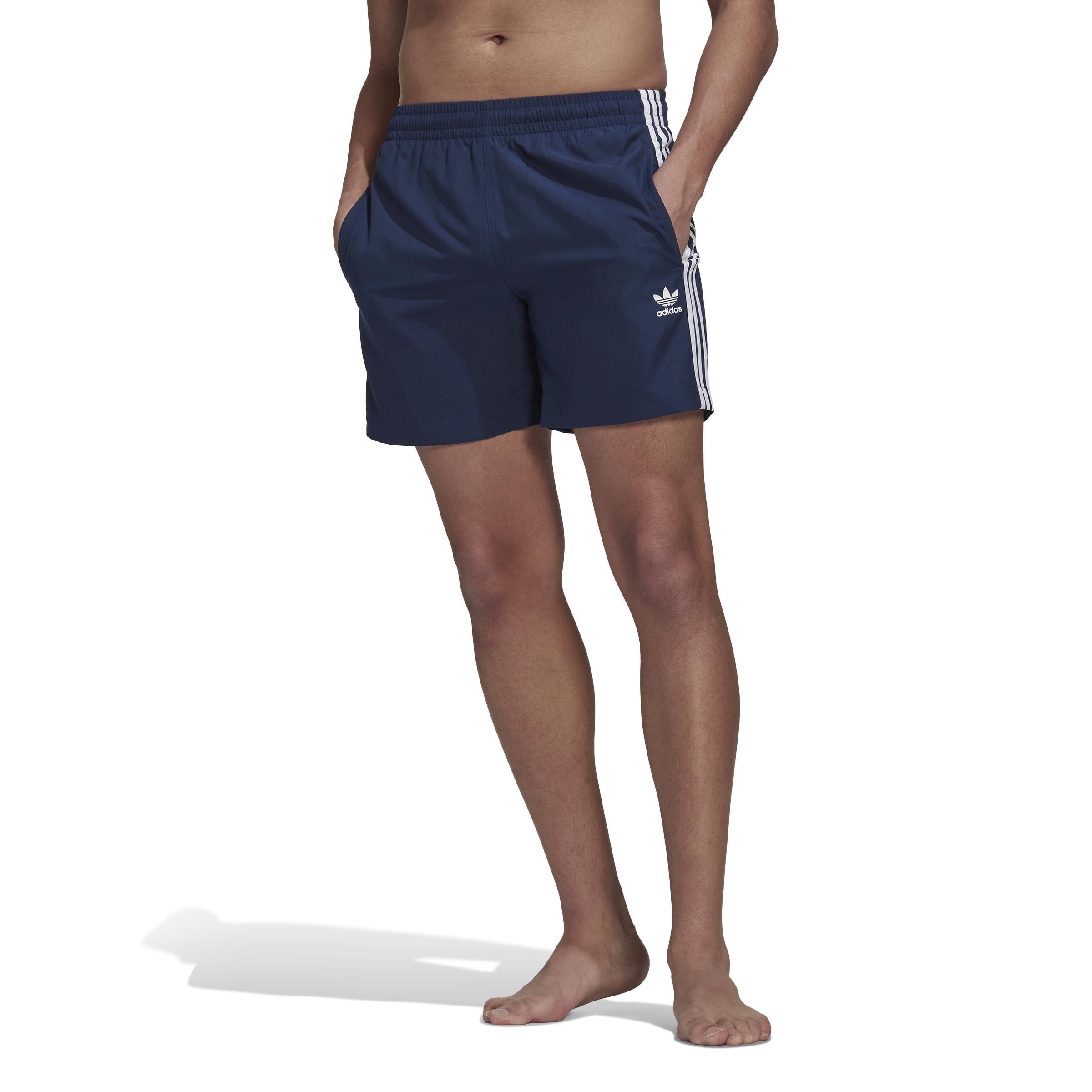Adicolor Classics 3-Stripes Swim Shorts, Blue, , large image number 12