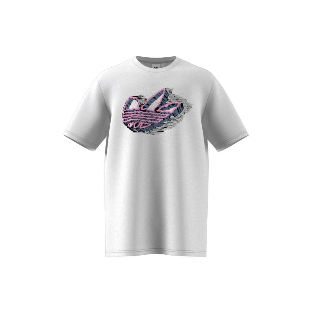 Men Rekive Speed Trefoil Graphic T-Shirt, White, A901_ONE, large image number 5