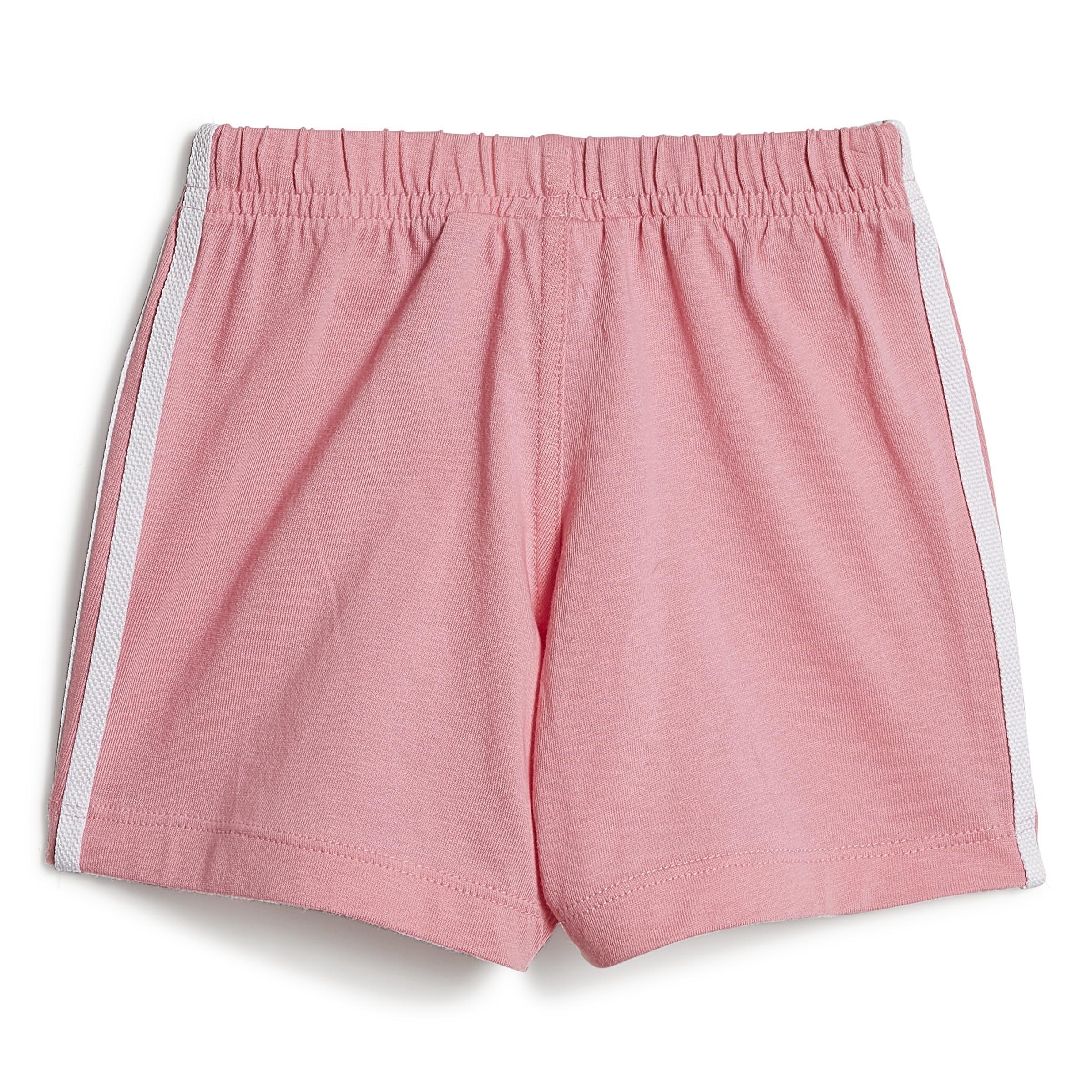 Unisex Kids Trefoil Shorts Tee Set, White, A901_ONE, large image number 2