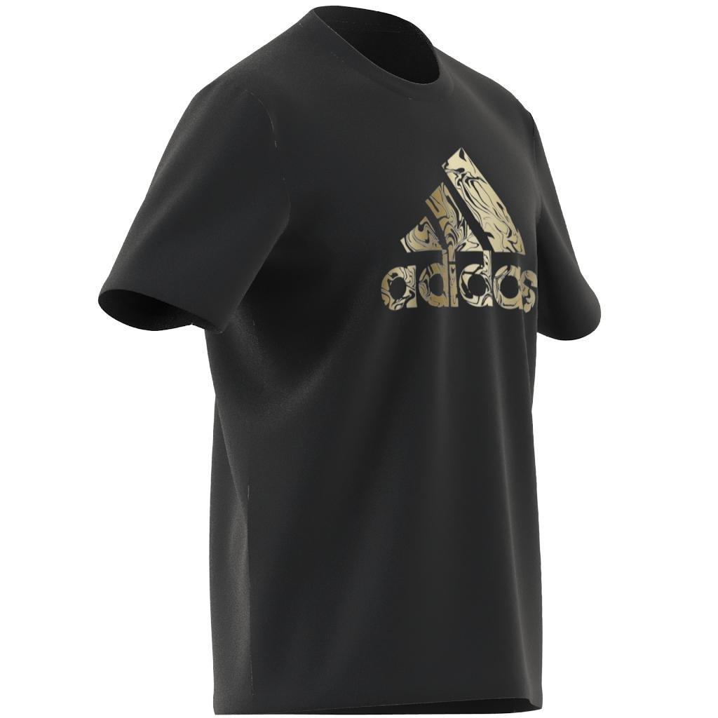 Liquid Foil Badge Of Sport Graphic T-shirt, Black, A901_ONE, large image number 7