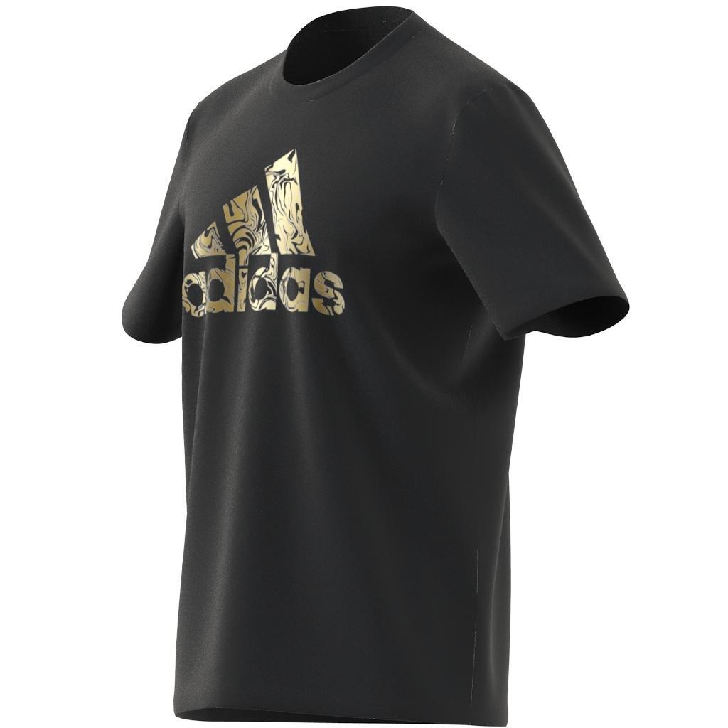 Liquid Foil Badge Of Sport Graphic T-shirt, Black, A901_ONE, large image number 11