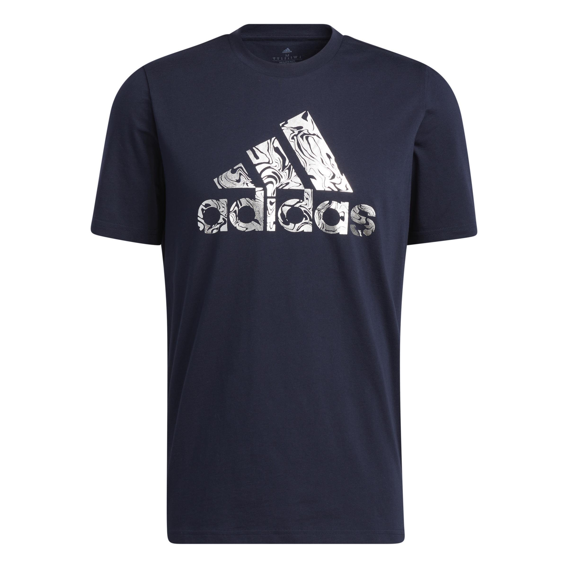 Liquid Foil Badge Of Sport Graphic T-shirt, Blue, , large image number 1
