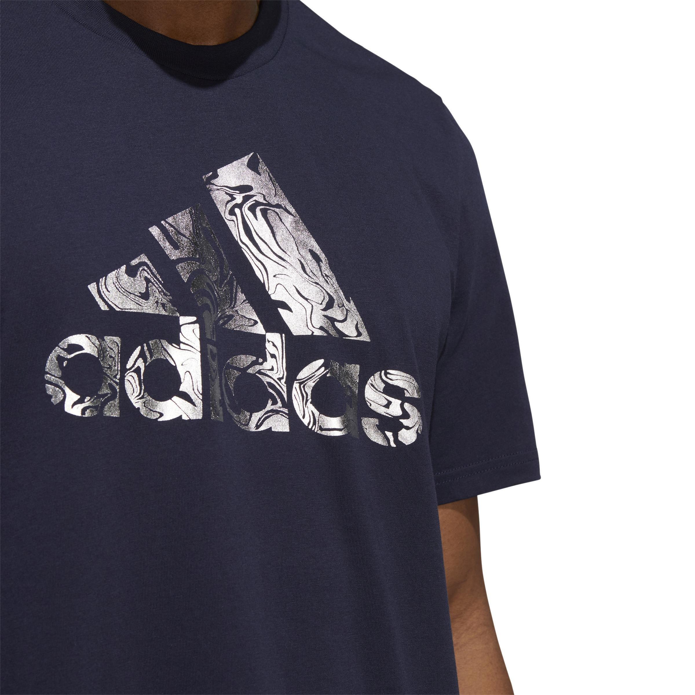 Liquid Foil Badge Of Sport Graphic T-shirt, Blue, , large image number 5