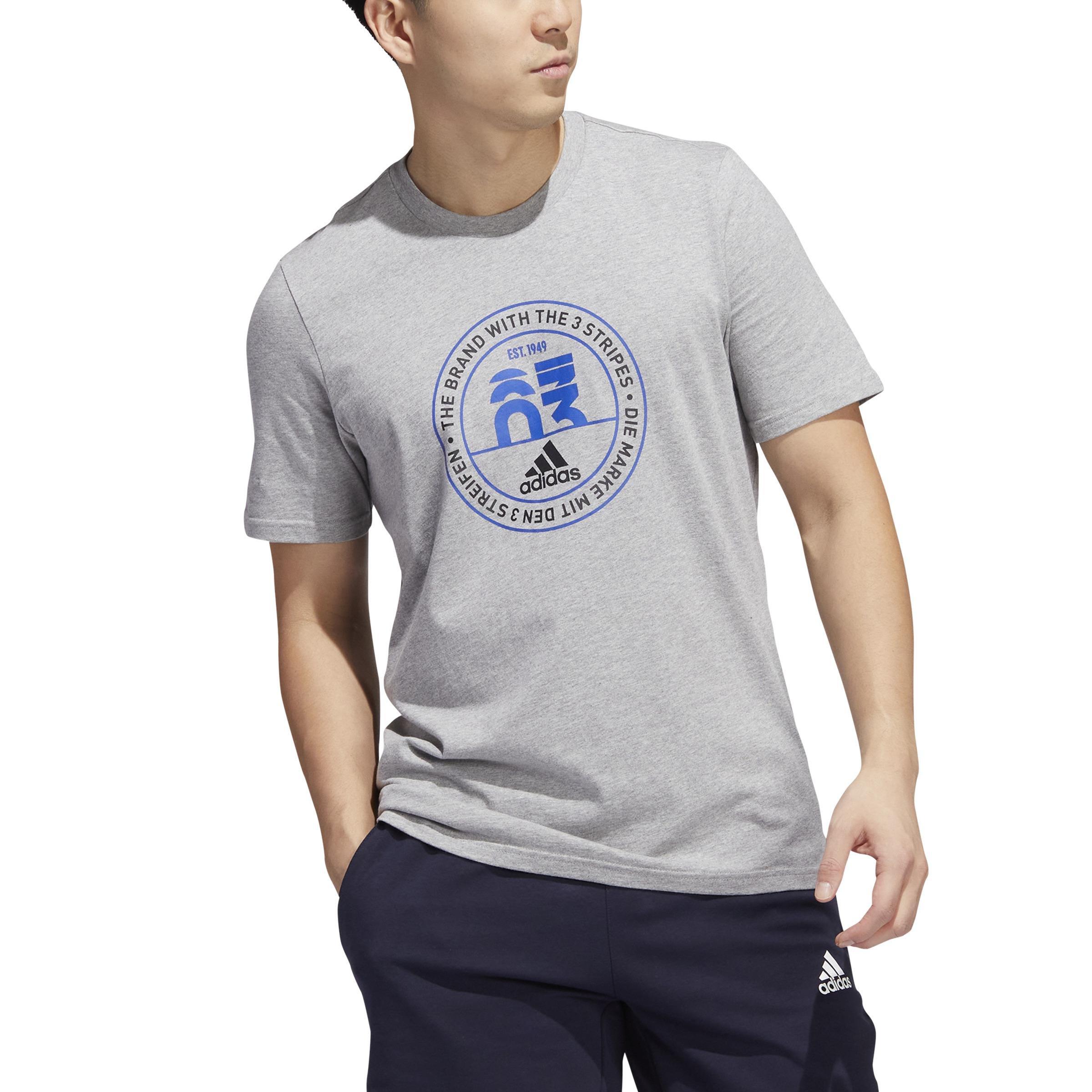 Basics Emblem Graphic T-Shirt, Grey, A901_ONE, large image number 2