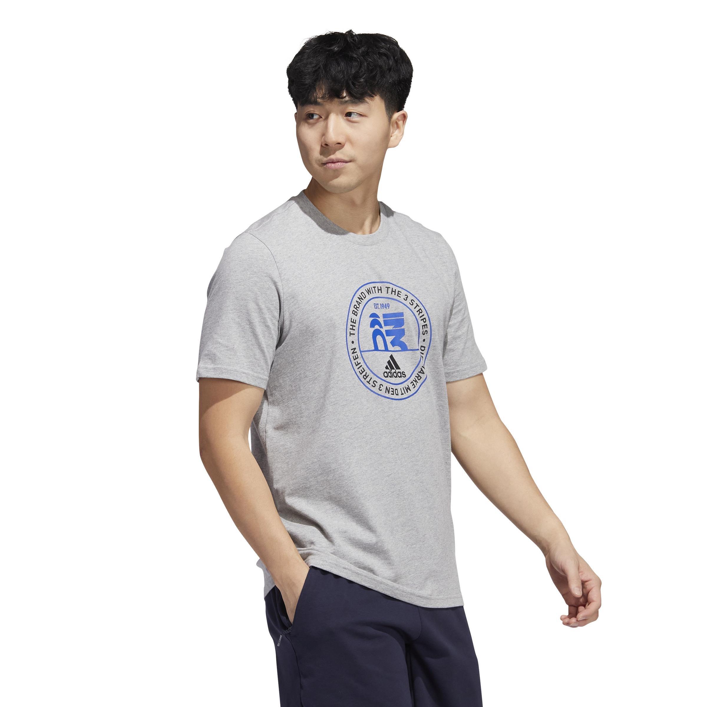Basics Emblem Graphic T-Shirt, Grey, A901_ONE, large image number 8