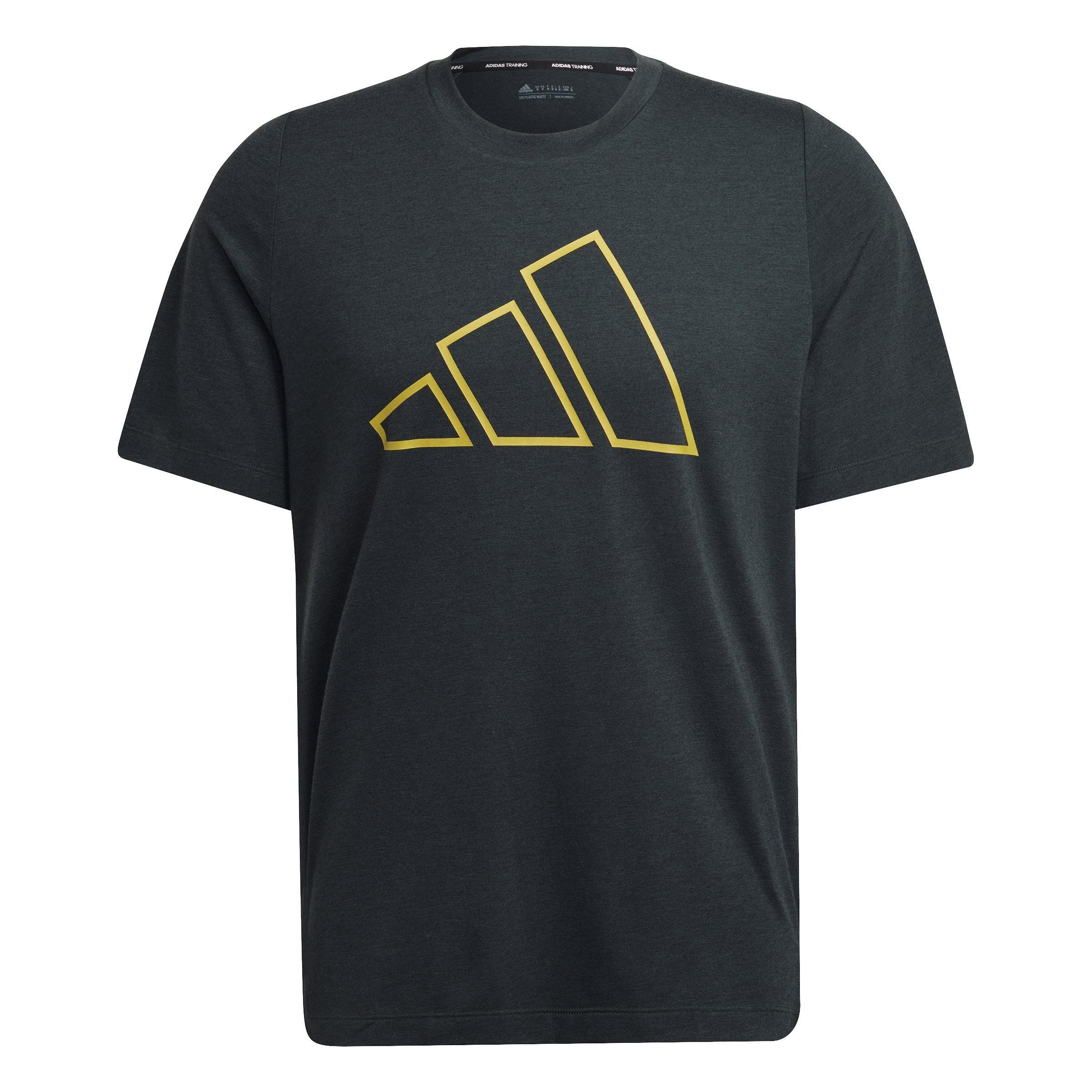 Train Icons 3-Bar Training T-Shirt, Green, A901_ONE, large image number 0
