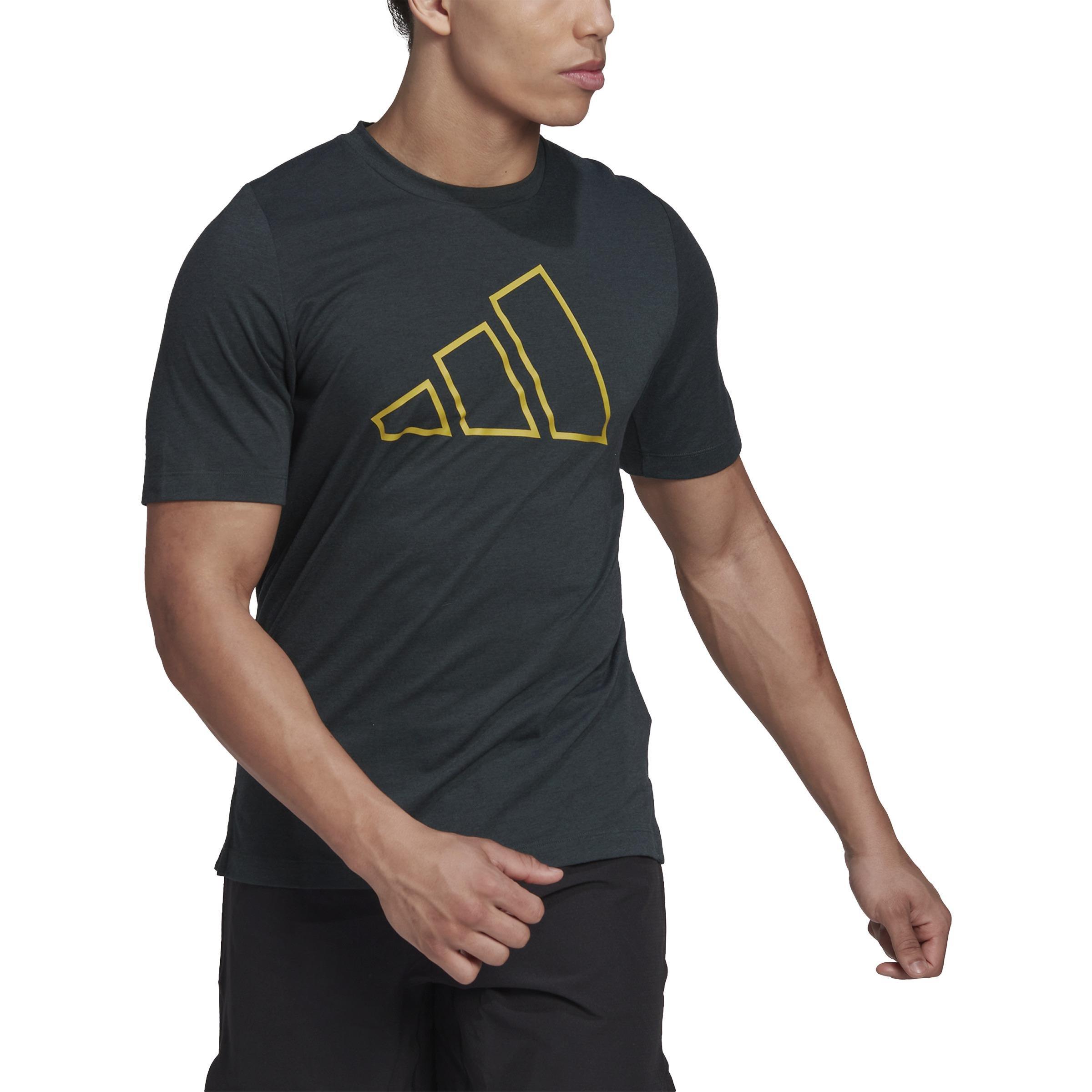 Train Icons 3-Bar Training T-Shirt, Green, A901_ONE, large image number 1