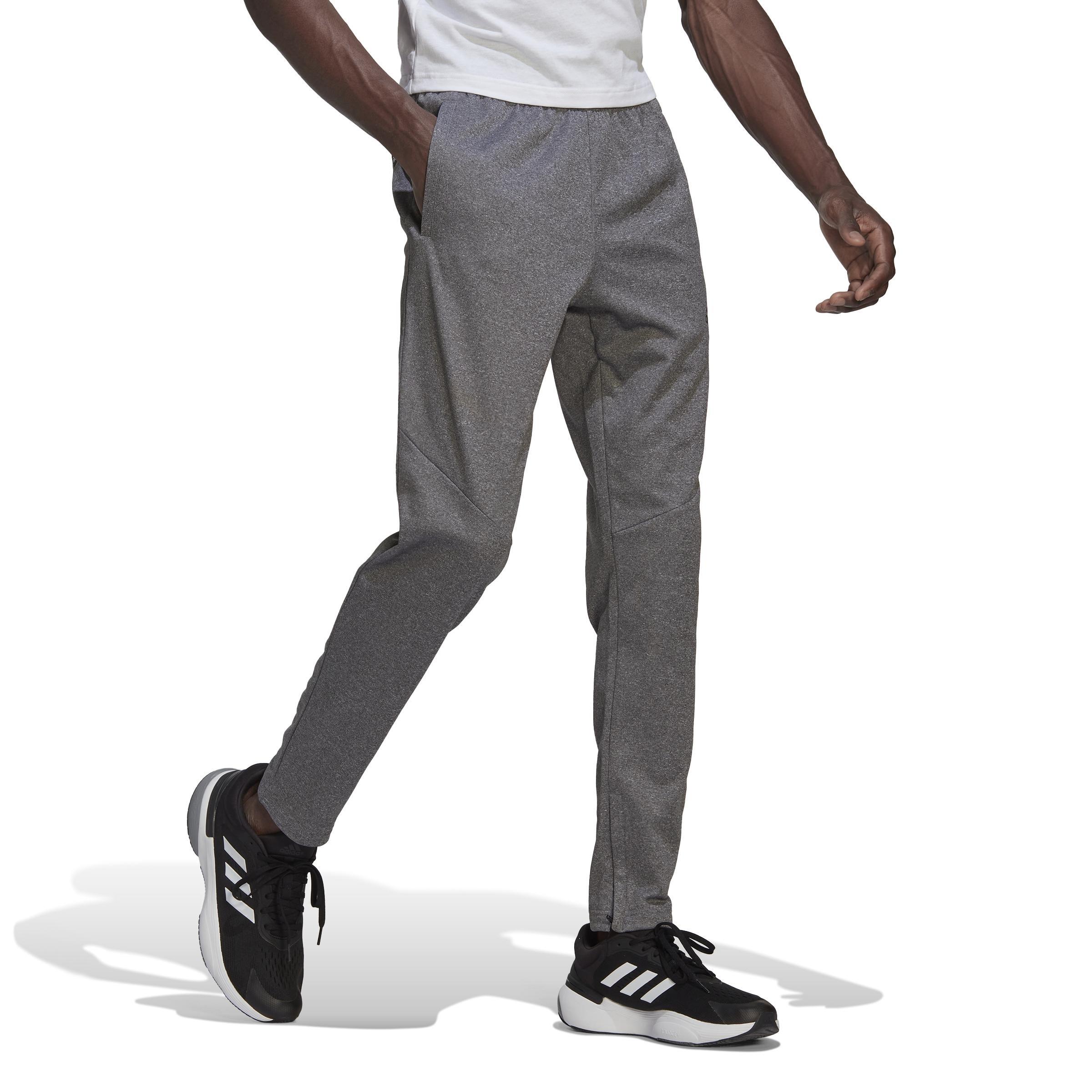 Aeroready Game And Go Small Logo Tapered Joggers, Grey, A901_ONE, large image number 0