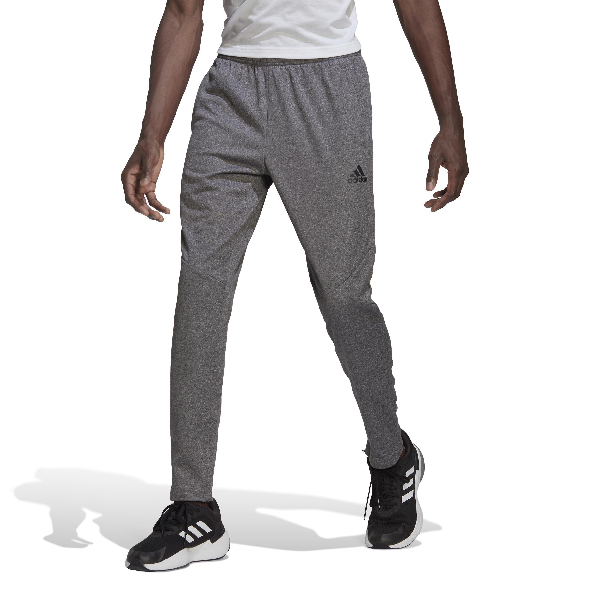 Aeroready Game And Go Small Logo Tapered Joggers, Grey, A901_ONE, large image number 1