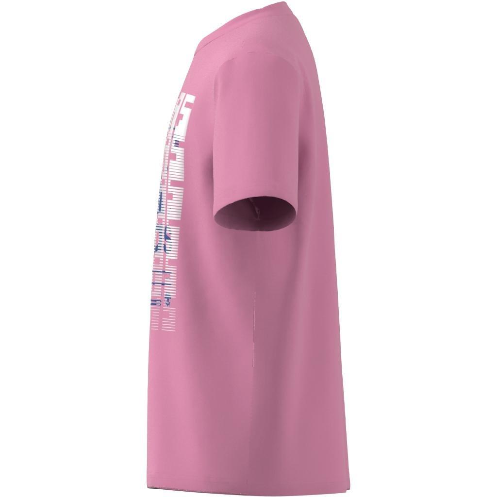 Unisex Kids Gaming Graphic T-Shirt, Pink, A901_ONE, large image number 8