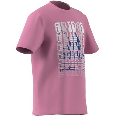 Kids Unisex Gaming Graphic T-Shirt, Pink, A901_ONE, large image number 13