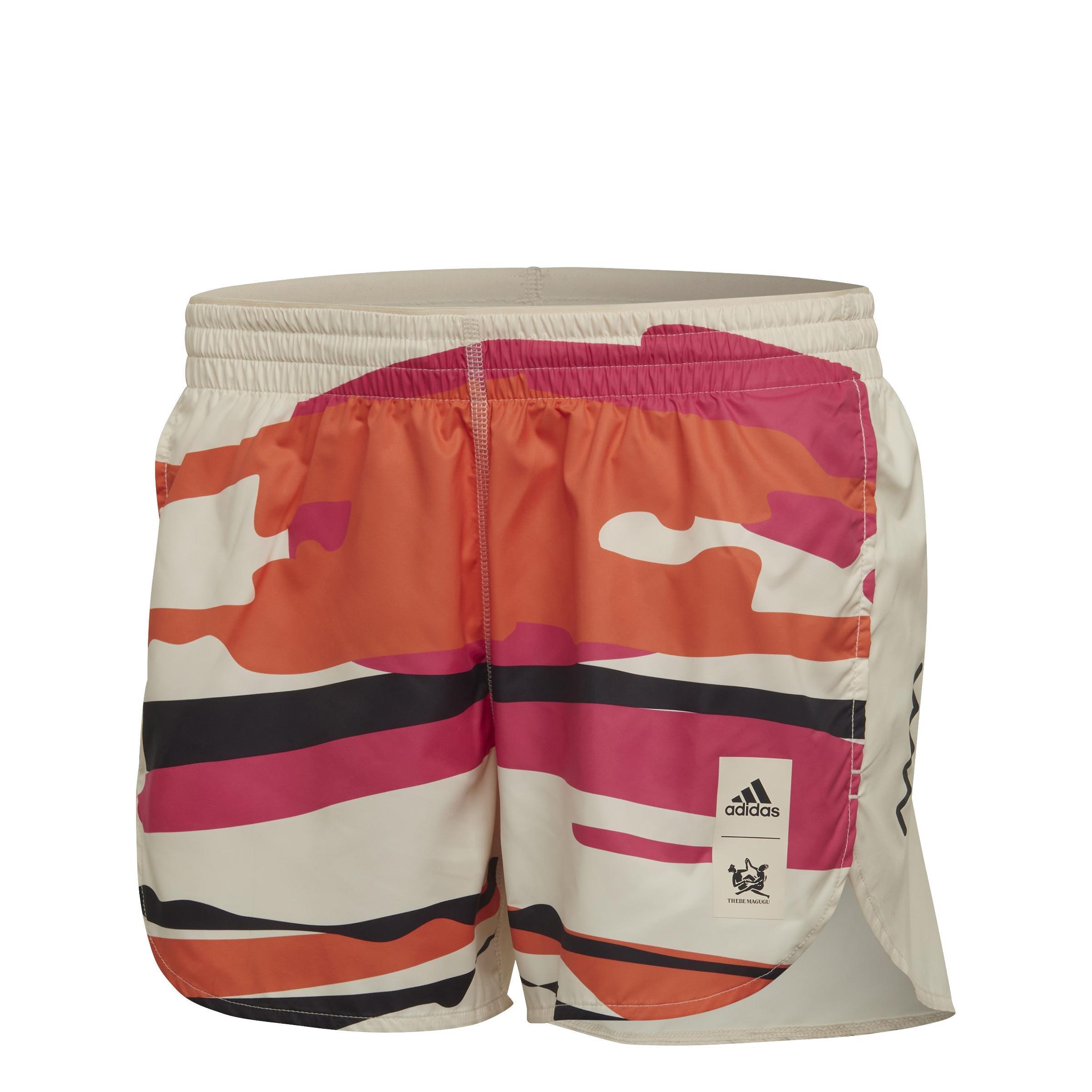 Thebe Magugu Run Fast Running Shorts, Beige, , large image number 1