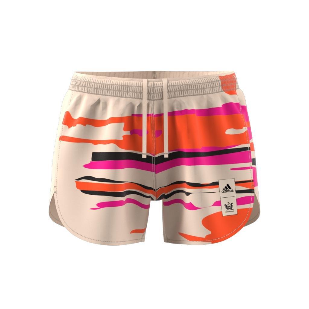 Thebe Magugu Run Fast Running Shorts, Beige, , large image number 2