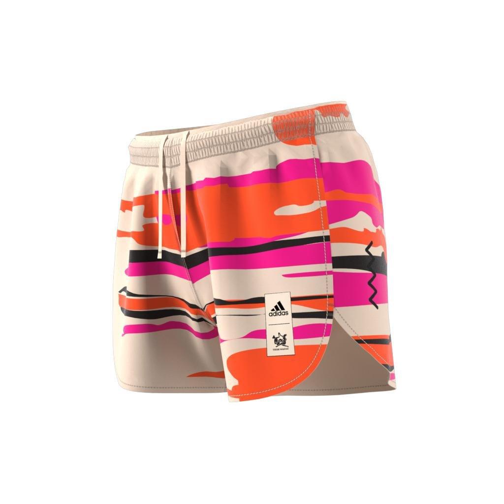 Thebe Magugu Run Fast Running Shorts, Beige, , large image number 4