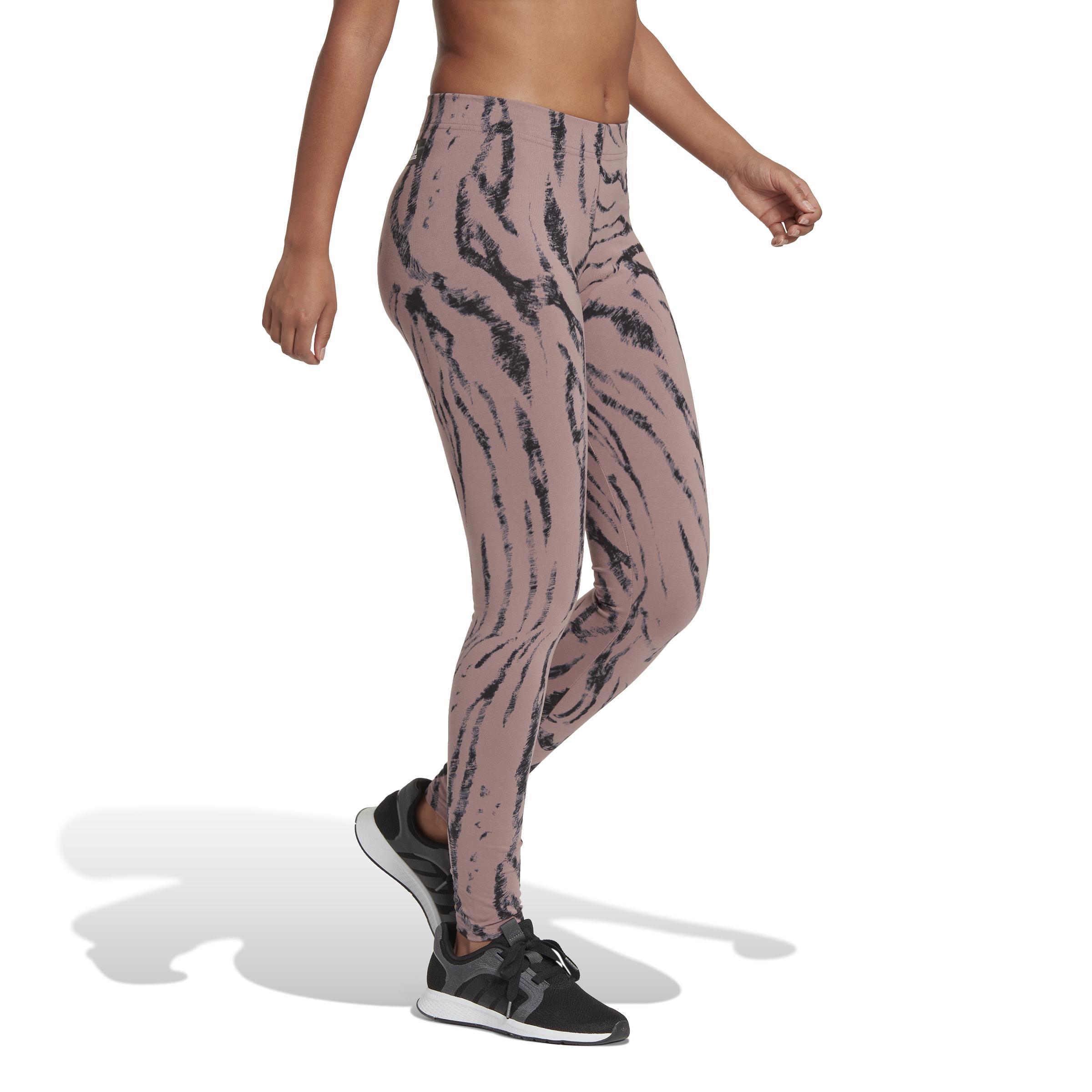 Future Icons Animal Print Leggings, Purple, A901_ONE, large image number 13
