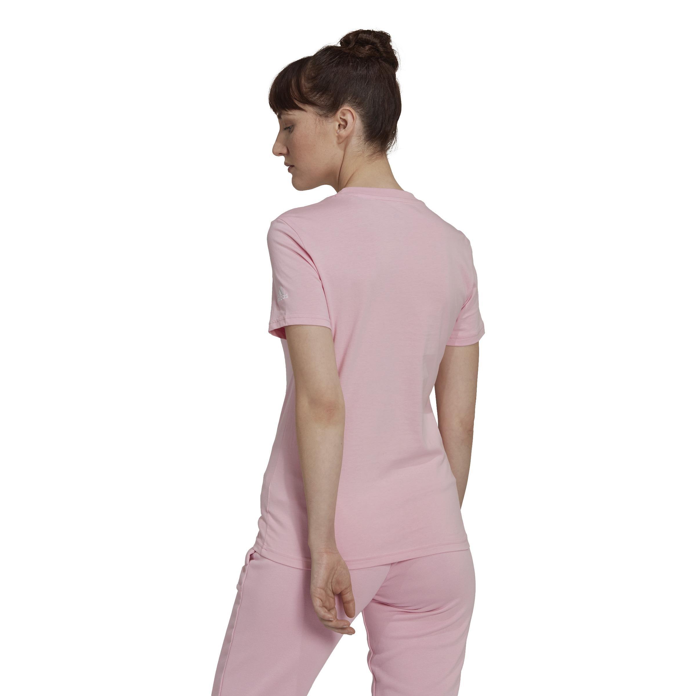 Essentials Slim Logo T-Shirt, Pink, A901_ONE, large image number 3