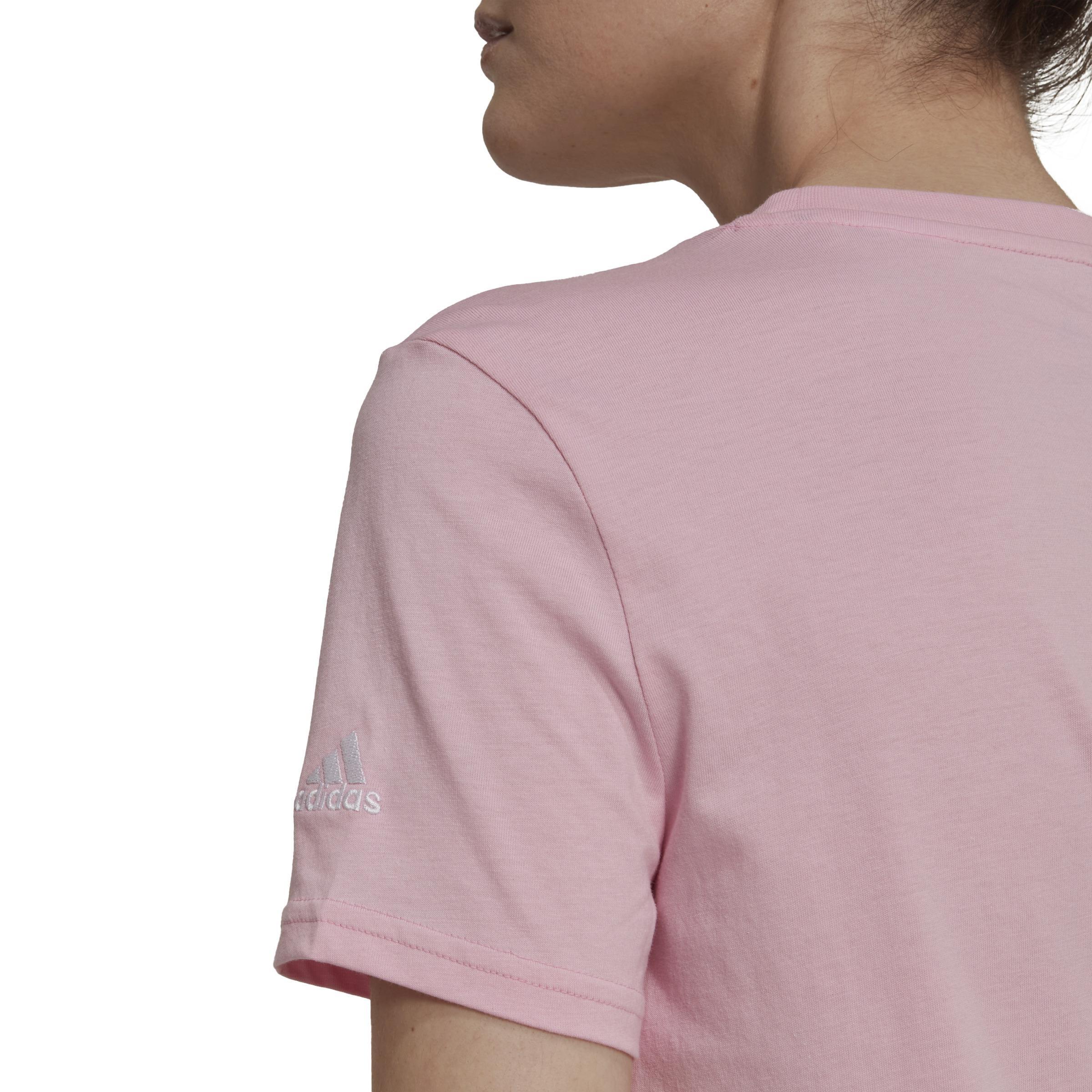 Essentials Slim Logo T-Shirt, Pink, A901_ONE, large image number 5