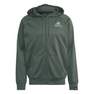 Men Aeroready Game And Go Small Logo Full-Zip Hoodie, Green, A901_ONE, thumbnail image number 0