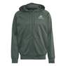 Men Aeroready Game And Go Small Logo Full-Zip Hoodie, Green, A901_ONE, thumbnail image number 1