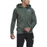 Men Aeroready Game And Go Small Logo Full-Zip Hoodie, Green, A901_ONE, thumbnail image number 2