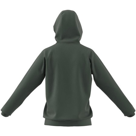 Men Aeroready Game And Go Small Logo Full-Zip Hoodie, Green, A901_ONE, large image number 11