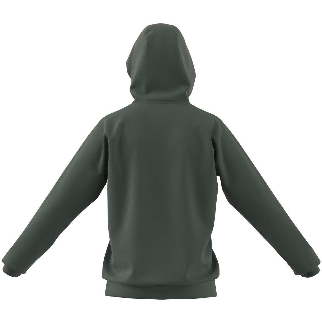 AEROREADY Game and Go Small Logo Full-Zip Hoodie, Green, A901_ONE, large image number 11