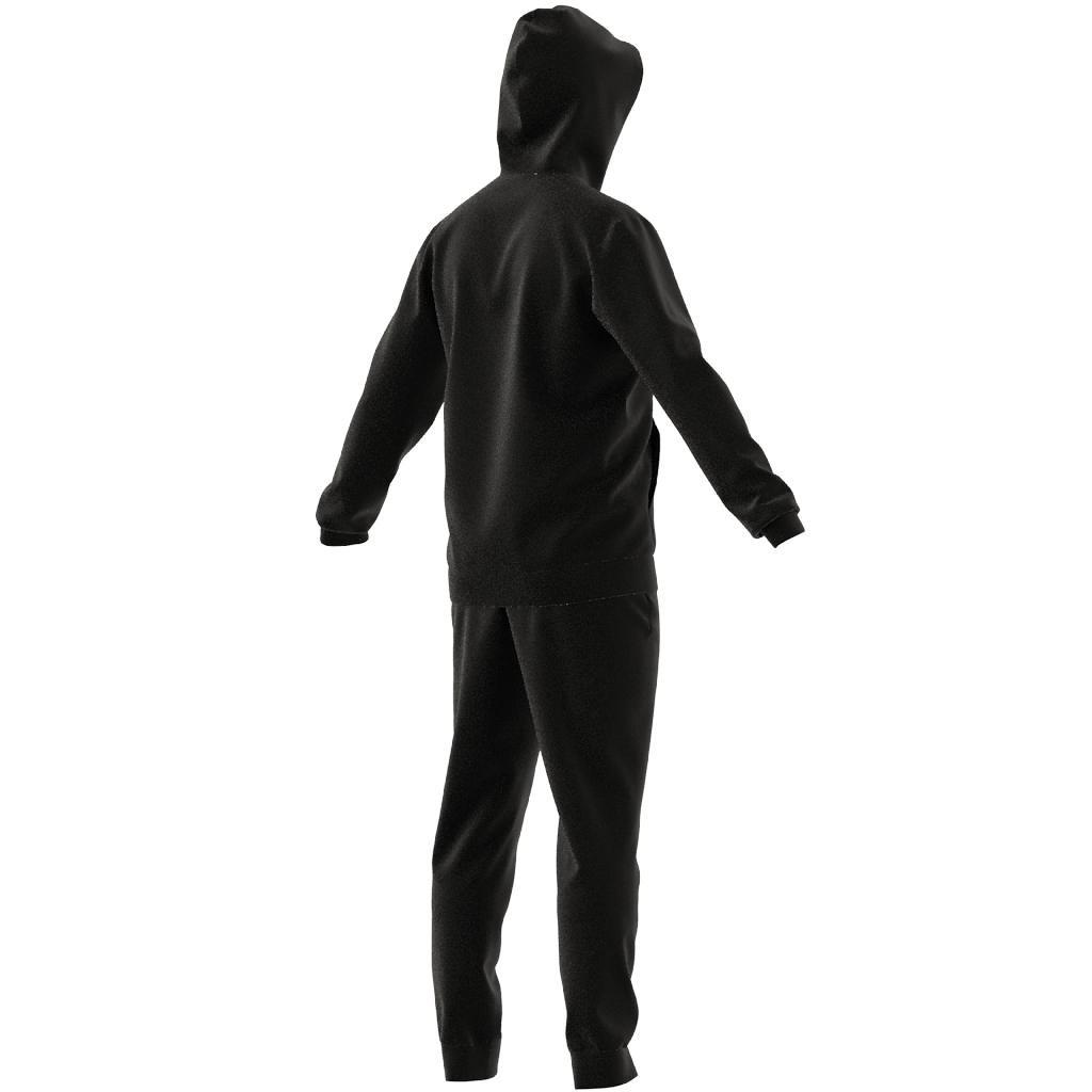 AEROREADY Essentials Kangaroo Pocket Big Logo Track Suit, Black, , large image number 11