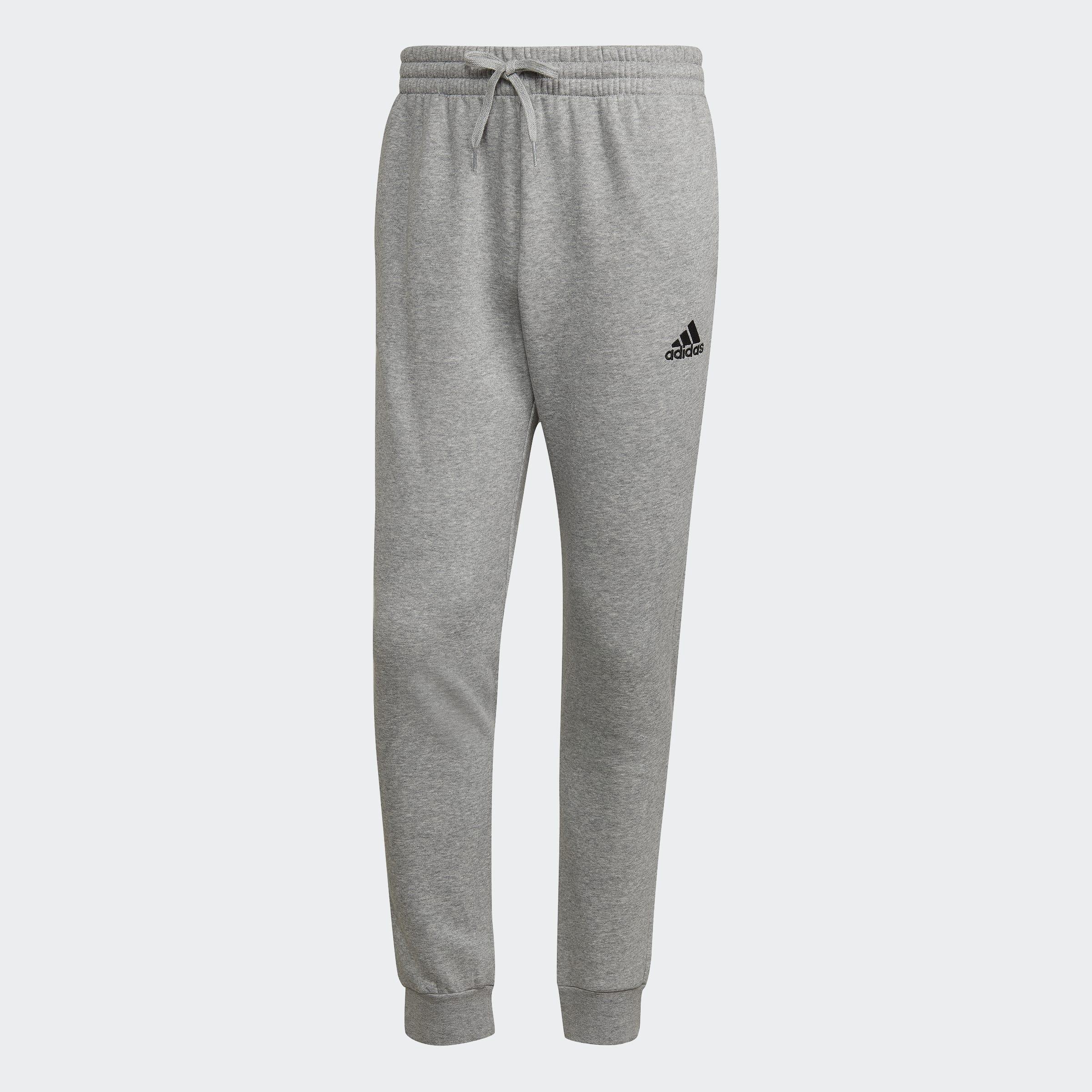 Essentials Fleece Regular Tapered Joggers, Grey