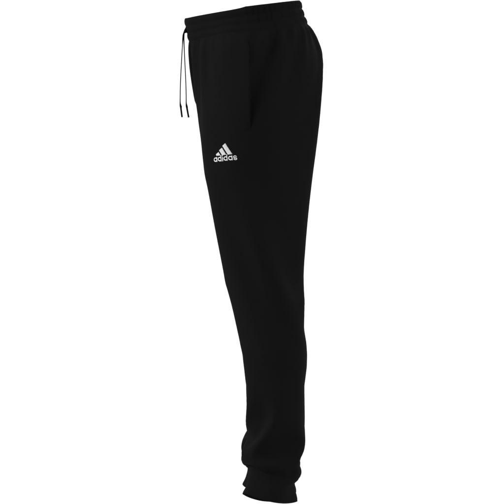 Essentials Fleece Regular Tapered Joggers, Black, , large image number 2