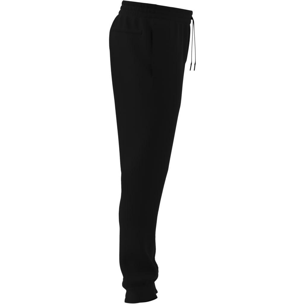 Essentials Fleece Regular Tapered Joggers, Black, , large image number 4