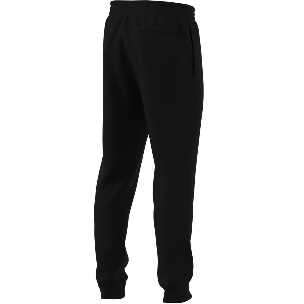 Essentials Fleece Regular Tapered Joggers, Black, , large image number 5